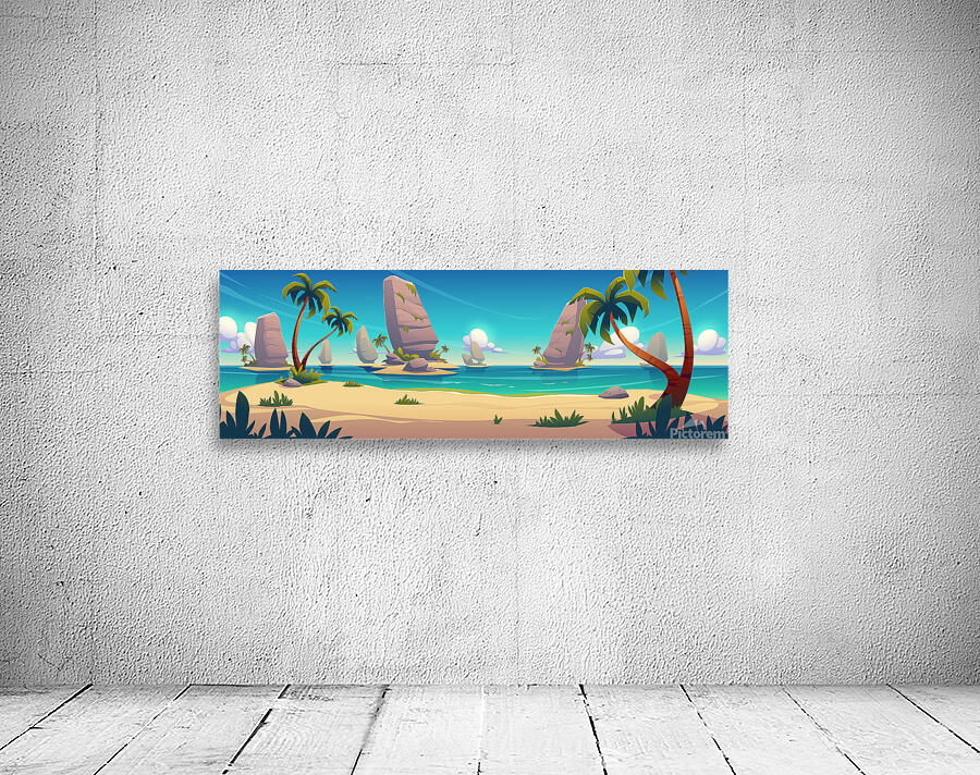 Sand sea beach Wall Preview