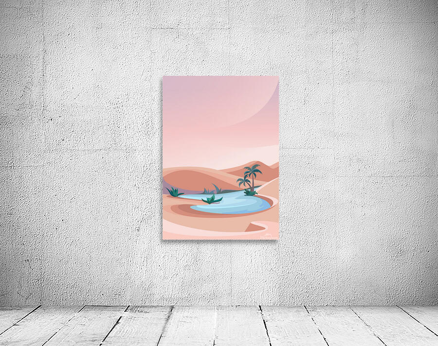 Oasis landscapes  . d Wall Preview