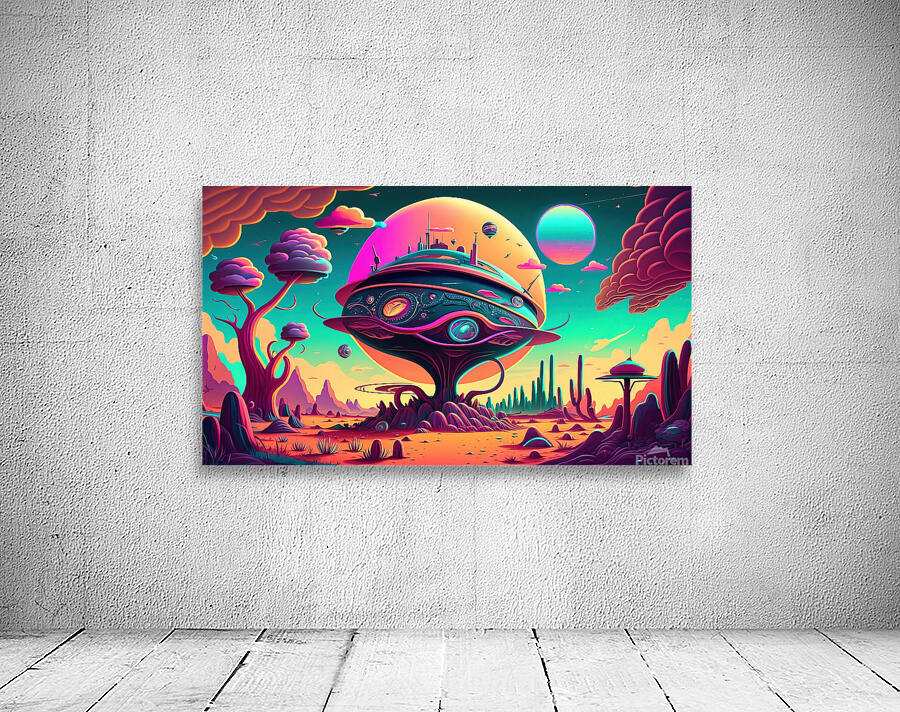 Magical Psychedelic Space Wall Preview