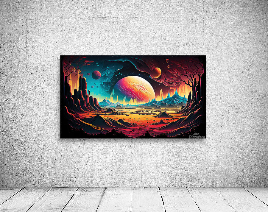Alien planet adventure Wall Preview
