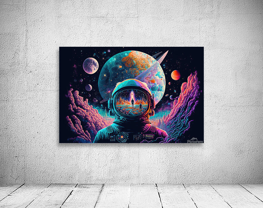 Abstract Psychedelic Space Wall Preview