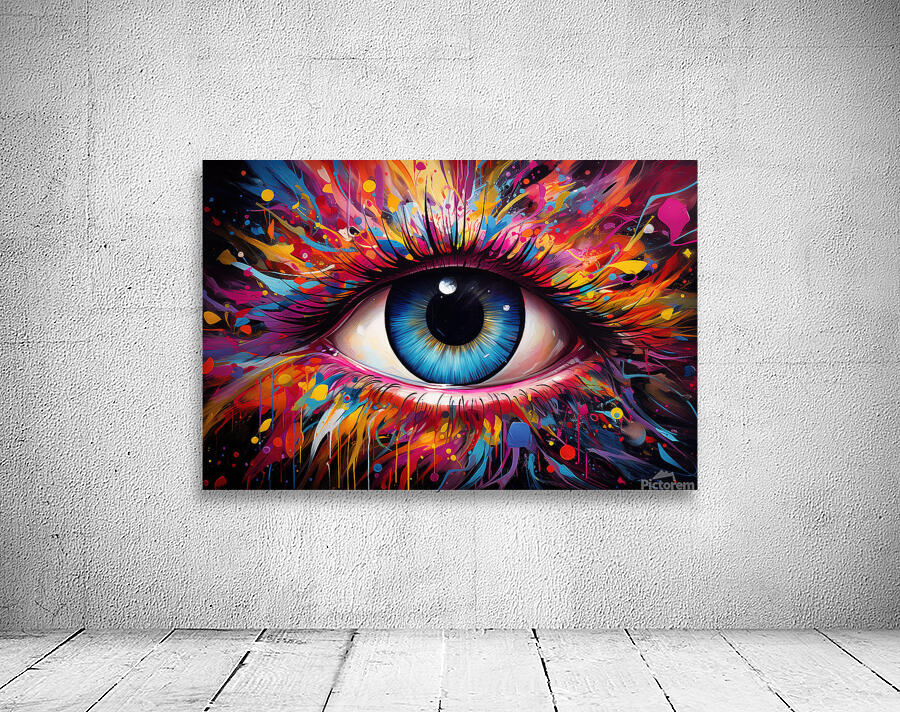Beautiful Psychedelic eye Wall Preview