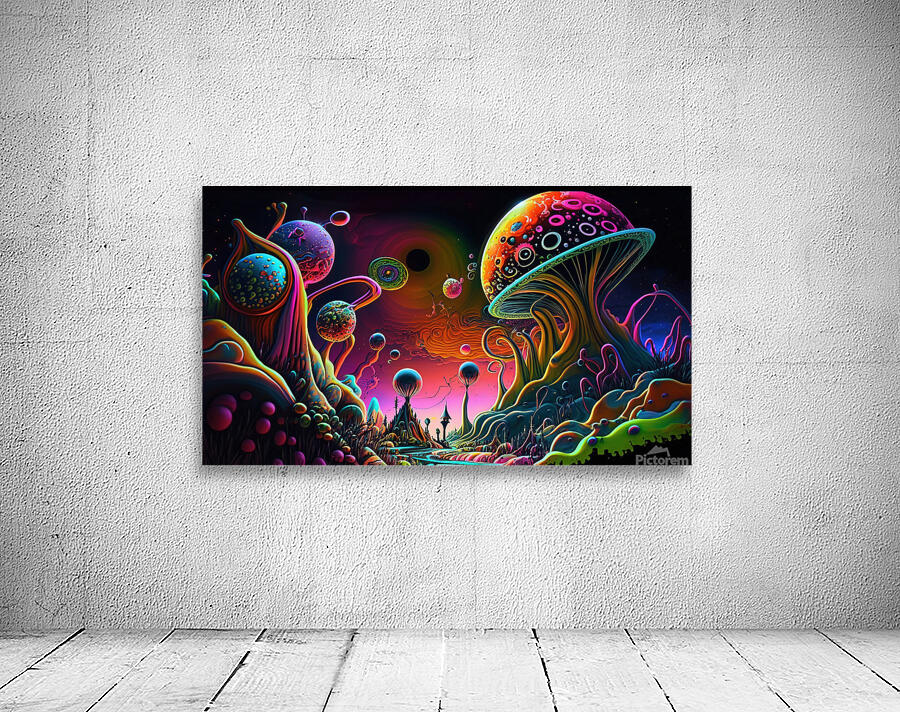 Alien planet Wall Preview