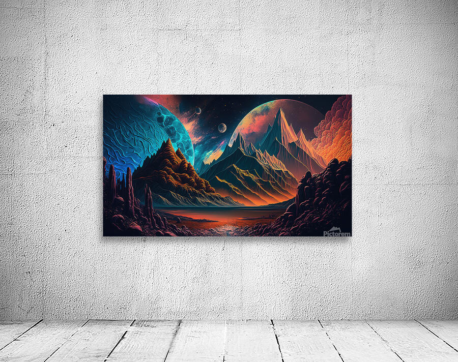 Alien planet fantasy Wall Preview