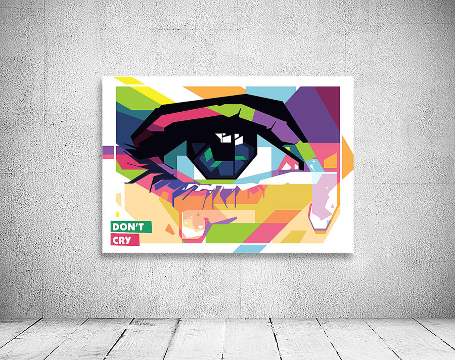 Crying eyes pop art Wall Preview