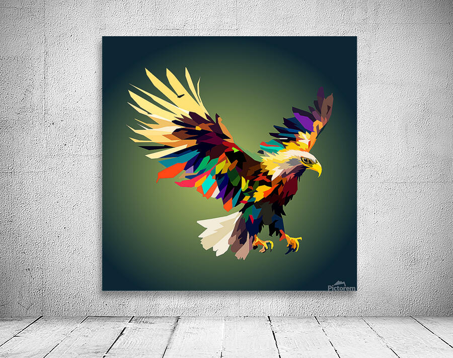 Flying eagle pop art Wall Preview