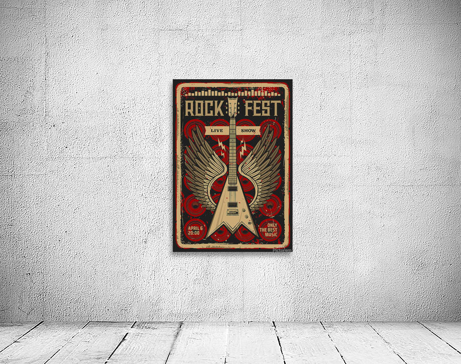 Rock guitar Wall Preview