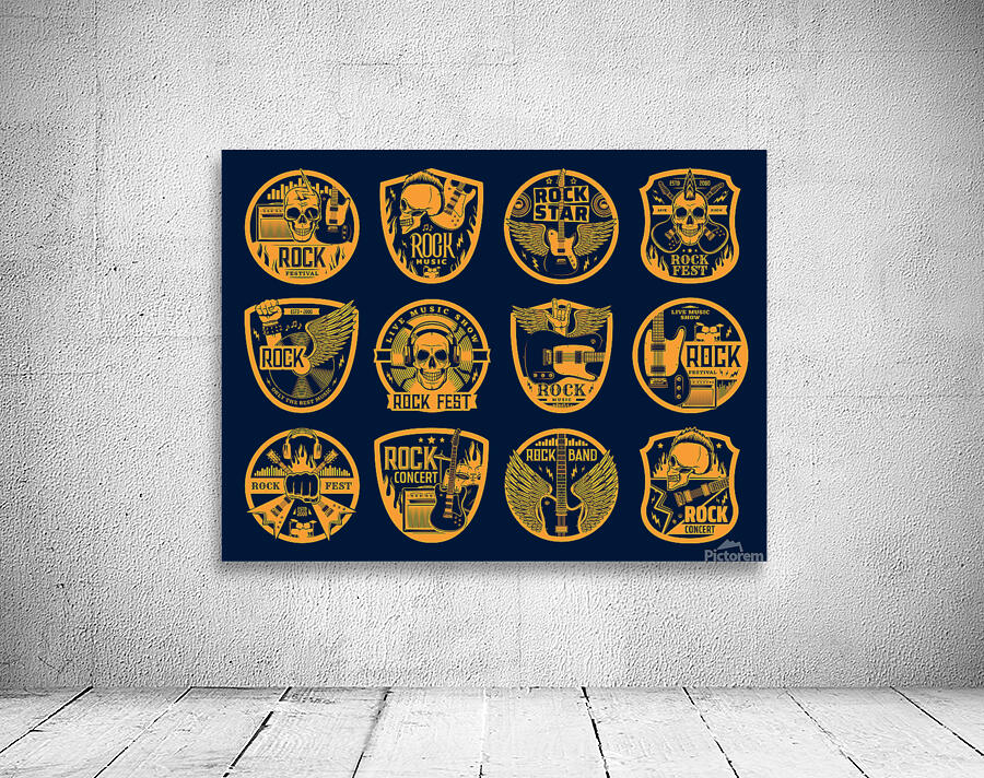 Rock music Wall Preview