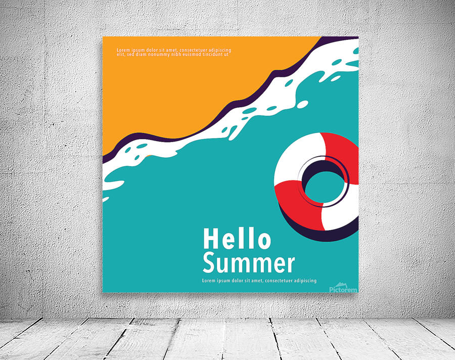 Colourful summer. d Wall Preview