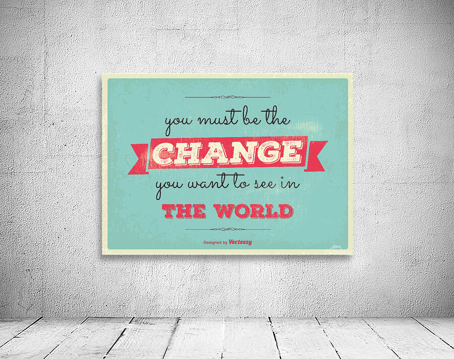 Vintage Typography Wall Preview