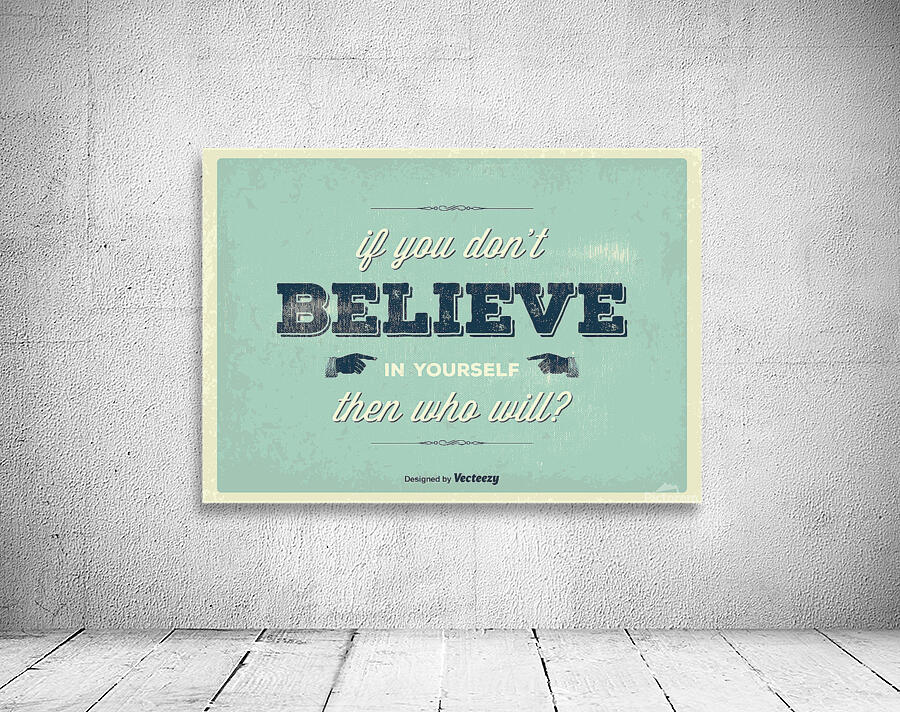 Typography quote Poster    Wall Preview