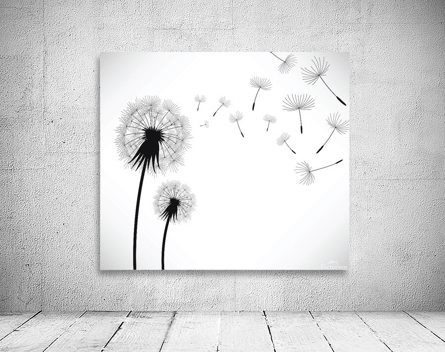Dandelion Flower Wall Preview