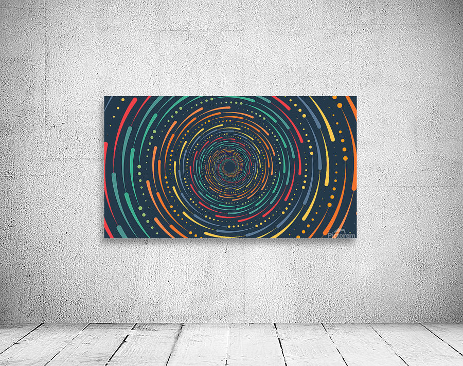 Vortex minimalist background Wall Preview