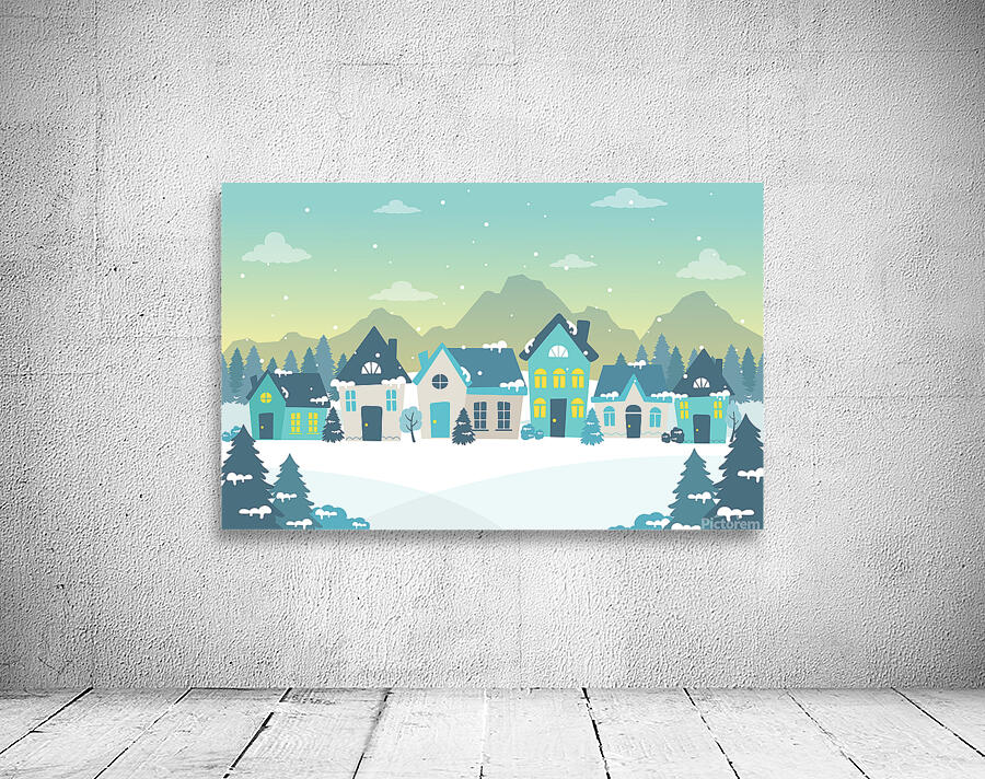 Winter Village Wall Preview
