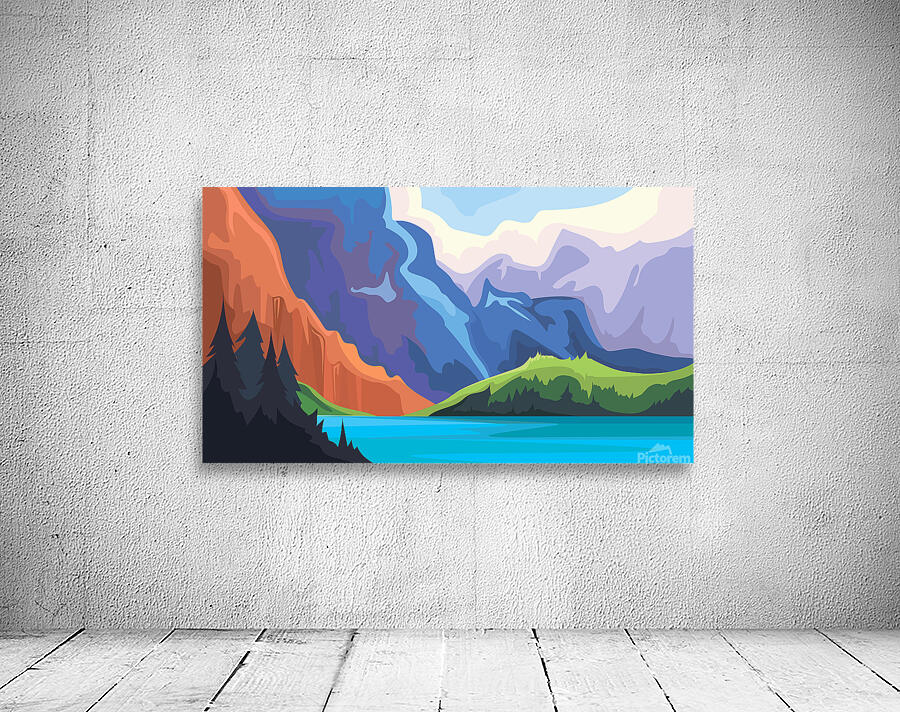 Blue lake Wall Preview