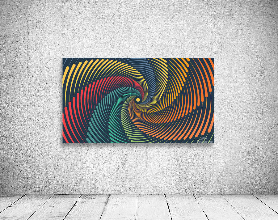 Abstract spiral creative vortex Wall Preview