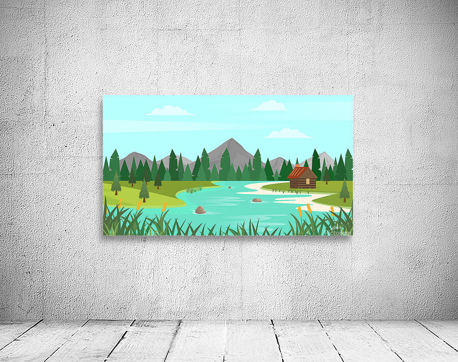 Cartoon forest Wall Preview