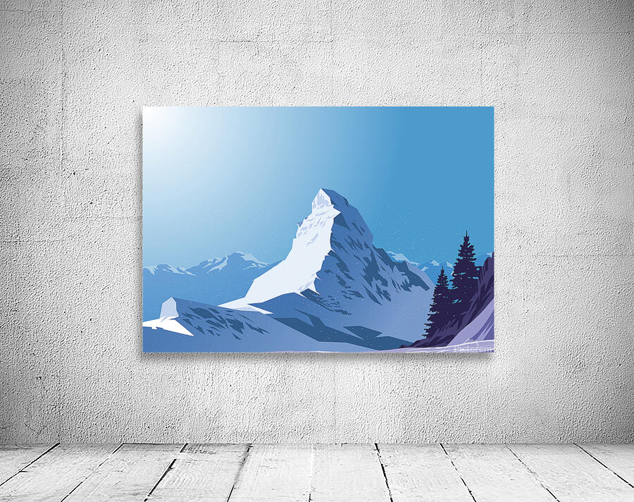 Matterhorn Mountain Wall Preview
