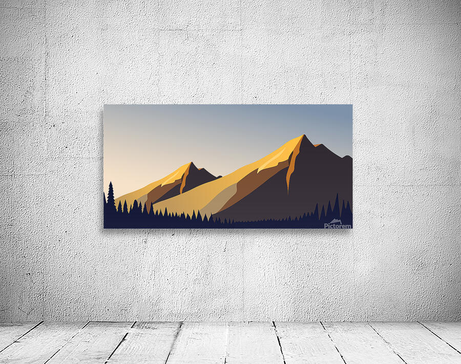 Sunny mountains  Wall Preview