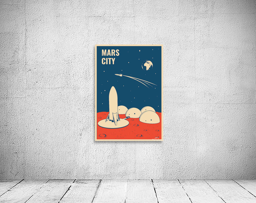  Mars city. b Wall Preview