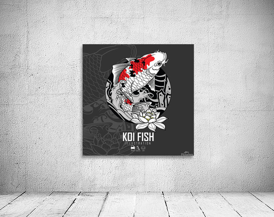 KOI FISH TATTOO Wall Preview