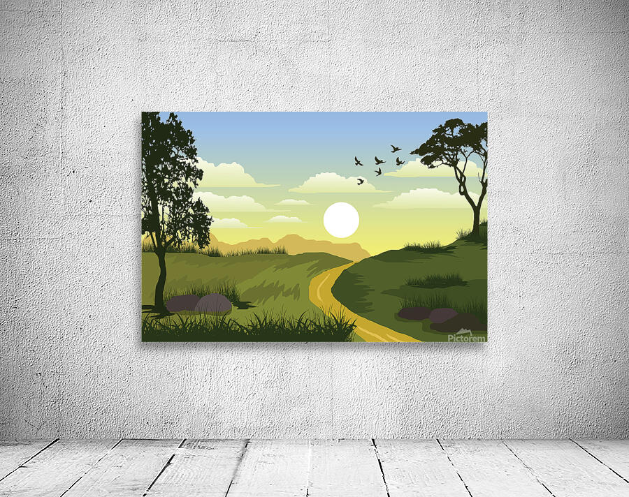 Beautiful sunset Wall Preview