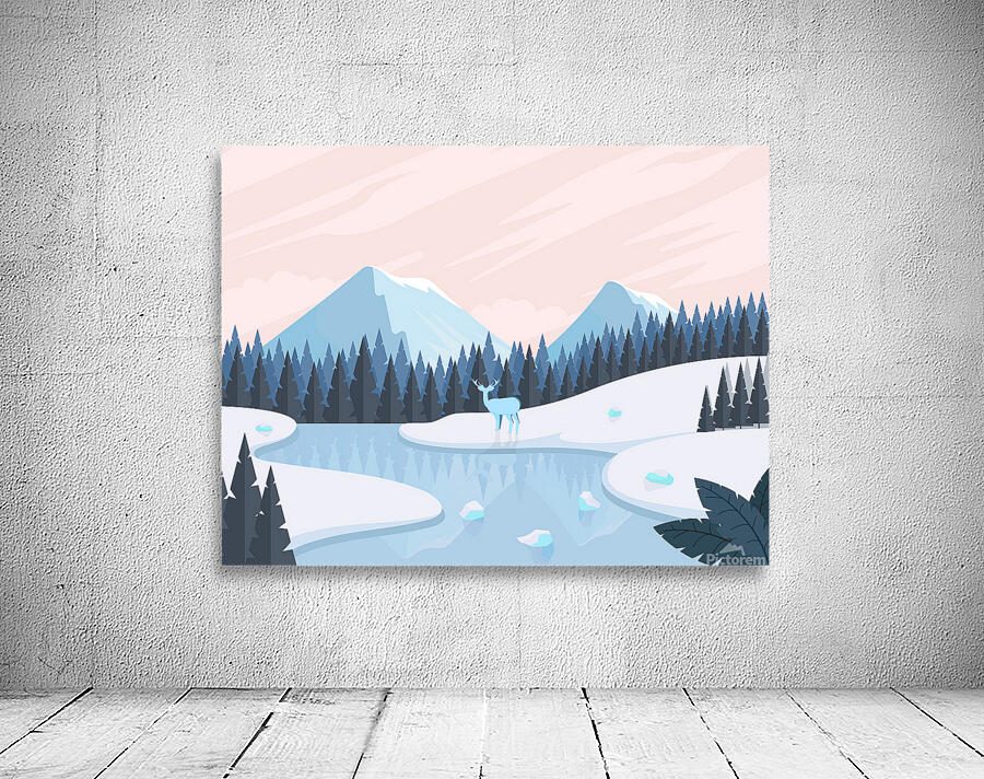 Snowy nature Wall Preview