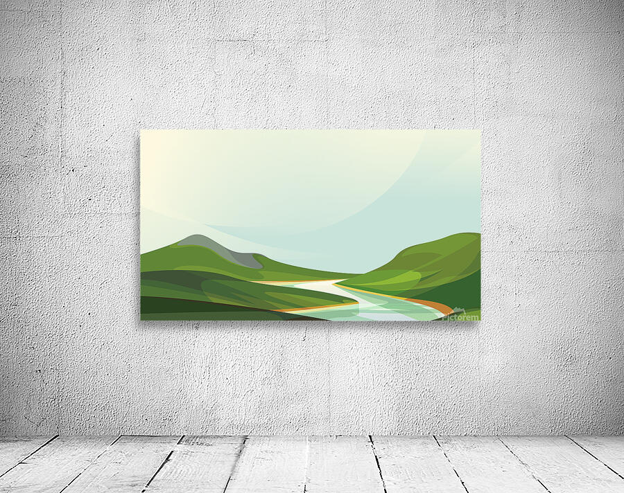 River landscapes. b Wall Preview