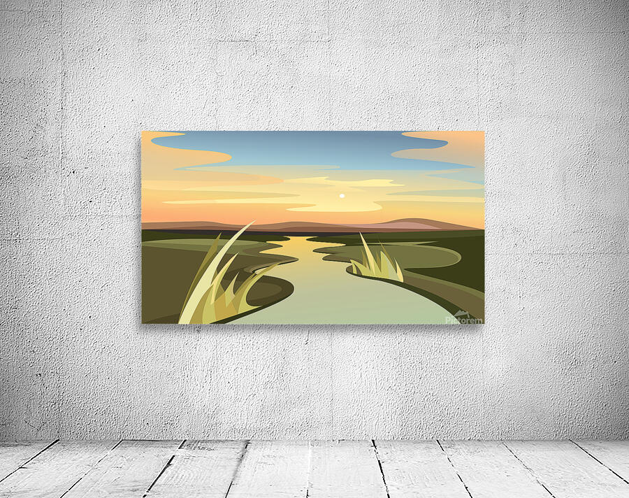 River landscapes. a Wall Preview