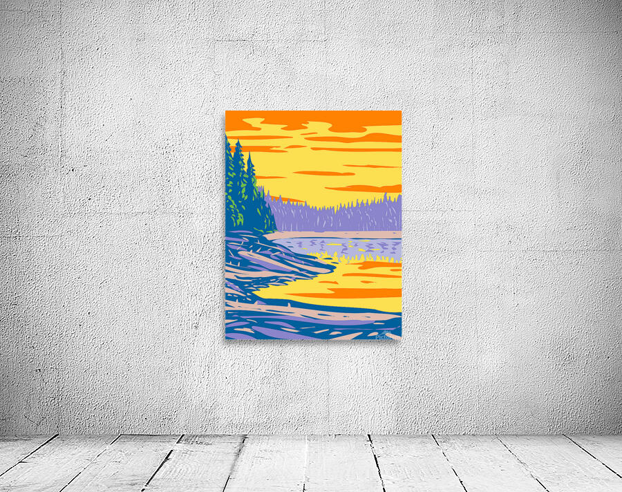 Ribbon Lake Wall Preview