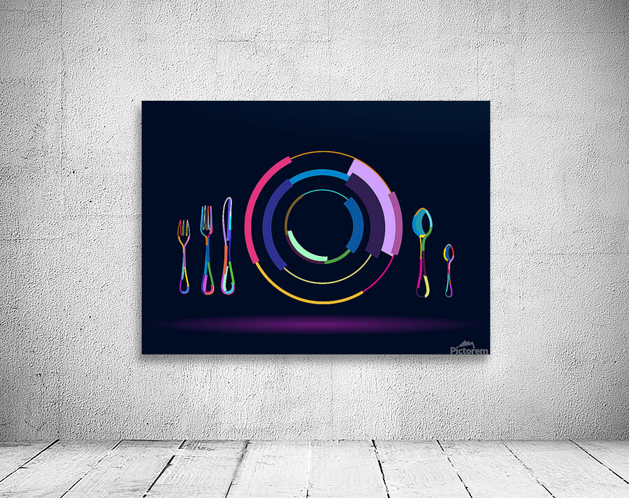  Empty plate spoon fork Wall Preview
