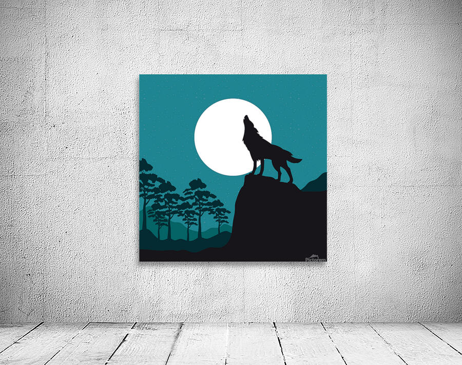 Wild wolf Wall Preview