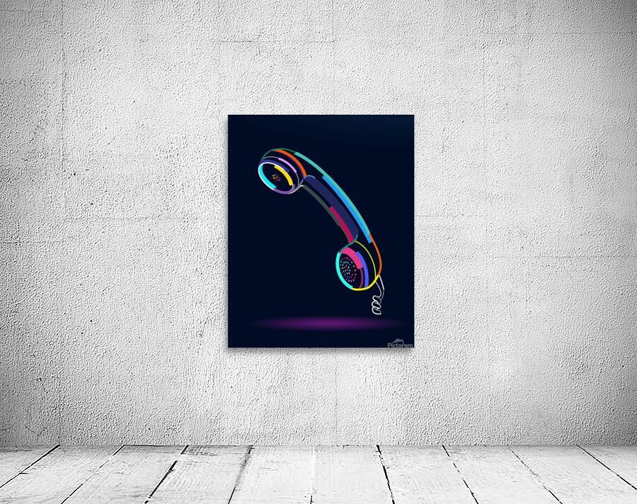 Abstract telephone receiver Wall Preview