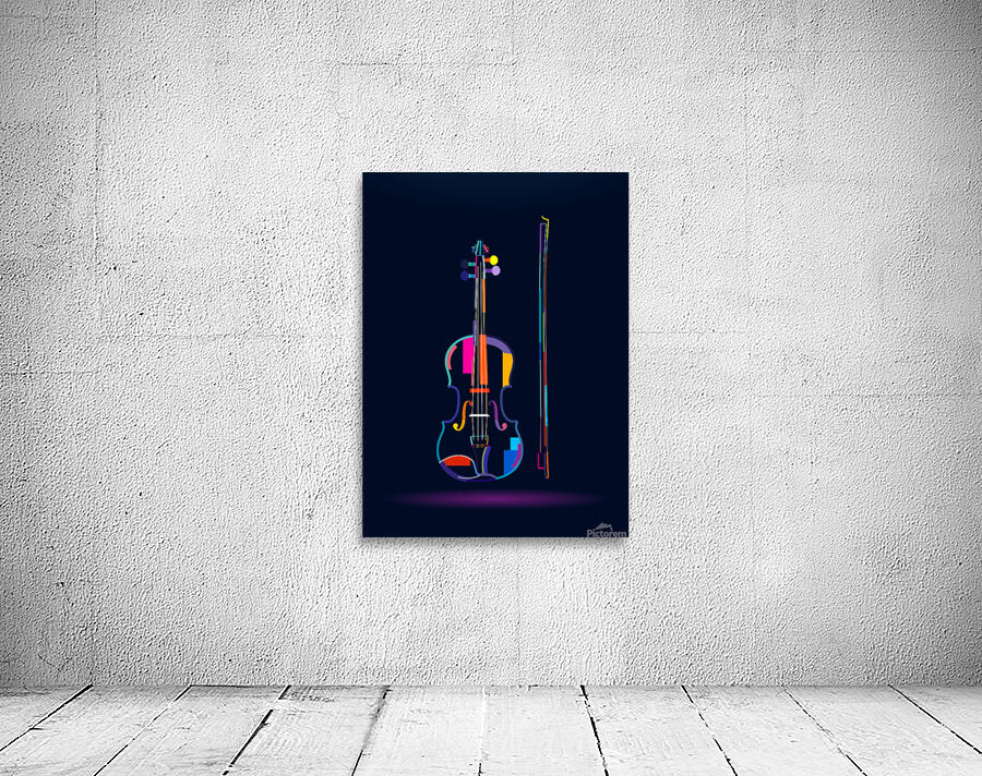 Violin with bow Wall Preview