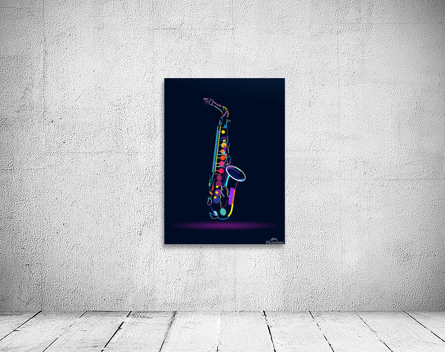  Abstract saxophone Wall Preview