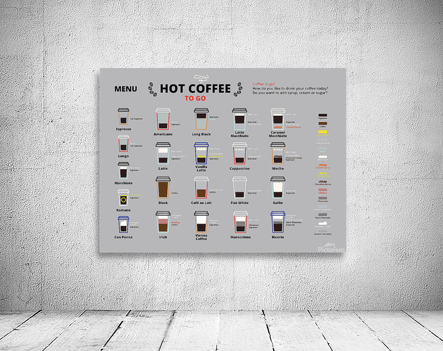  Hot Coffee Menu Wall Preview