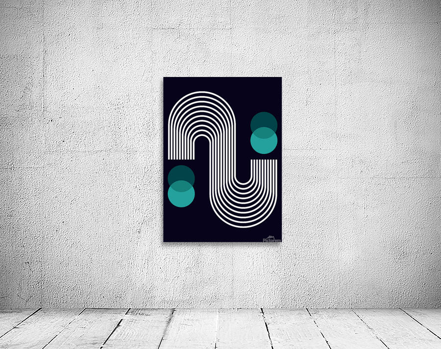 Abstract geometric design. b Wall Preview