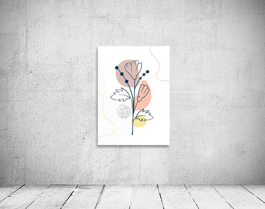 Flowers poster layout. a Wall Preview