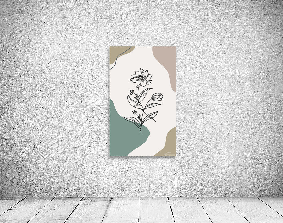 Abstract boho design a Wall Preview