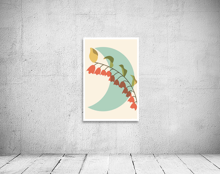 Abstract Botanical Shape c Wall Preview