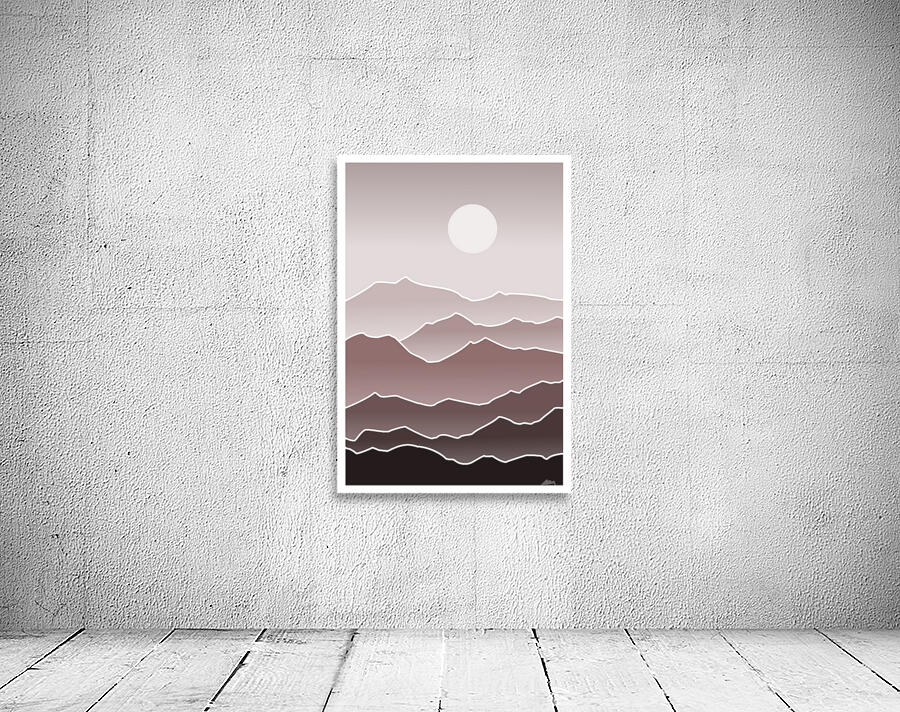 Moon landscape 4 Wall Preview