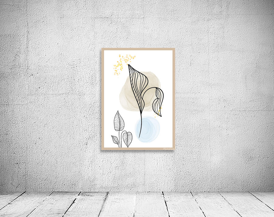 Modern Flower design   Wall Preview