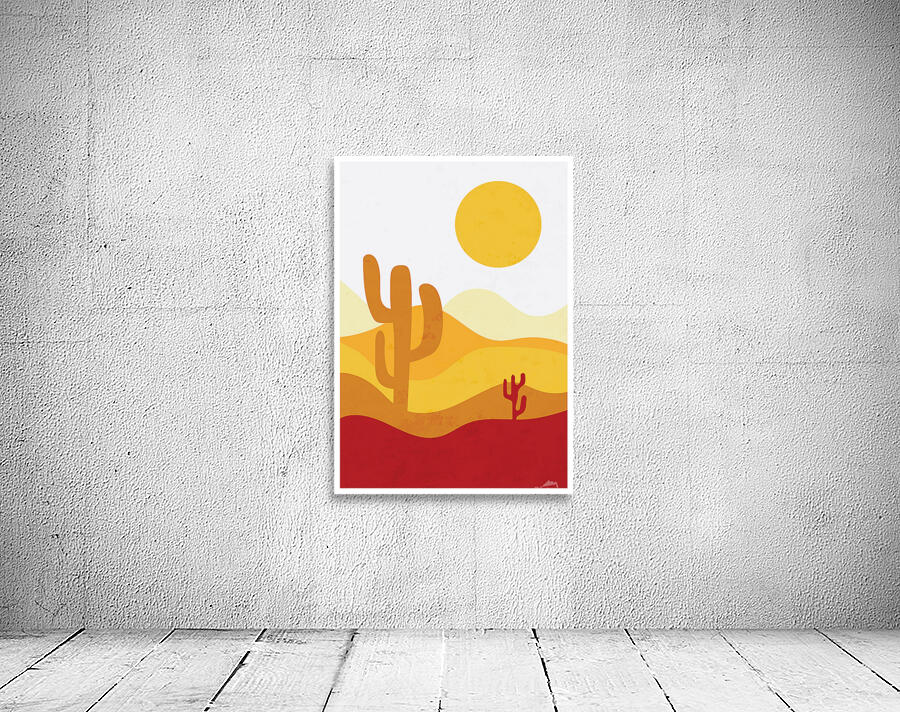   Abstract Mountain Landscape a Wall Preview