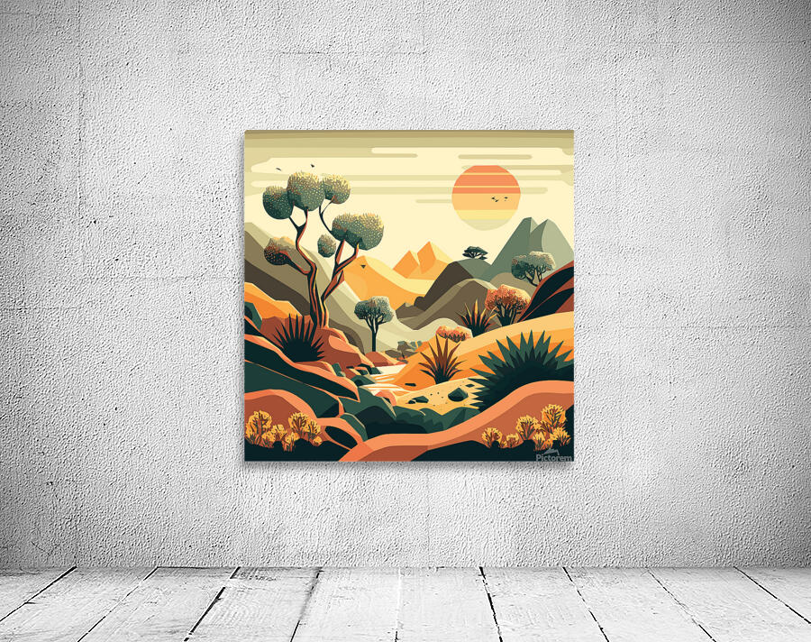 Funky cartoon style Wall Preview