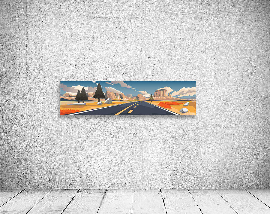Dry grasslands landscape Wall Preview