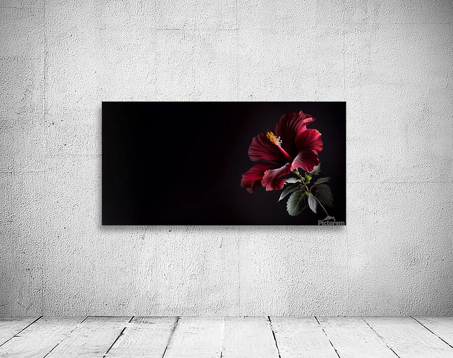 Dark petunia flower Wall Preview