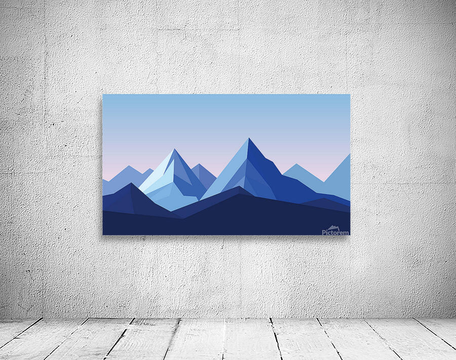 Beautiful mountain landscape Wall Preview