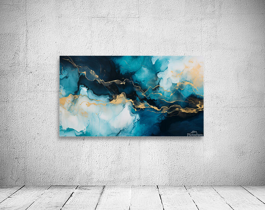 Abstract Multicolored marble design Wall Preview