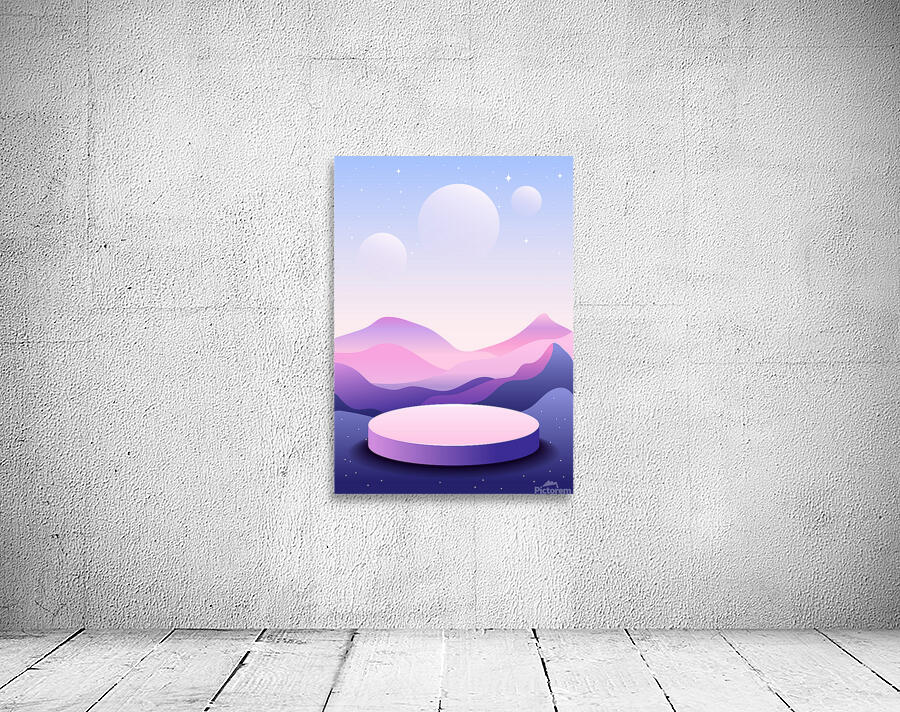Abstract landscape scene c Wall Preview