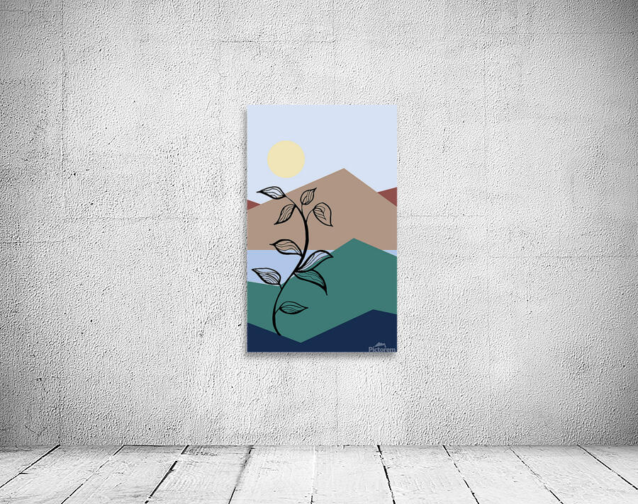 Abstract mountain background b Wall Preview